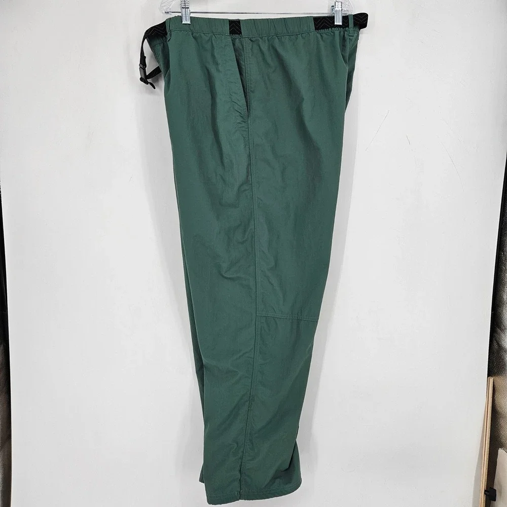 Mountain Hardwear Stryder Pants Mens XXL Green Hiking Outdoors Nylon Belted